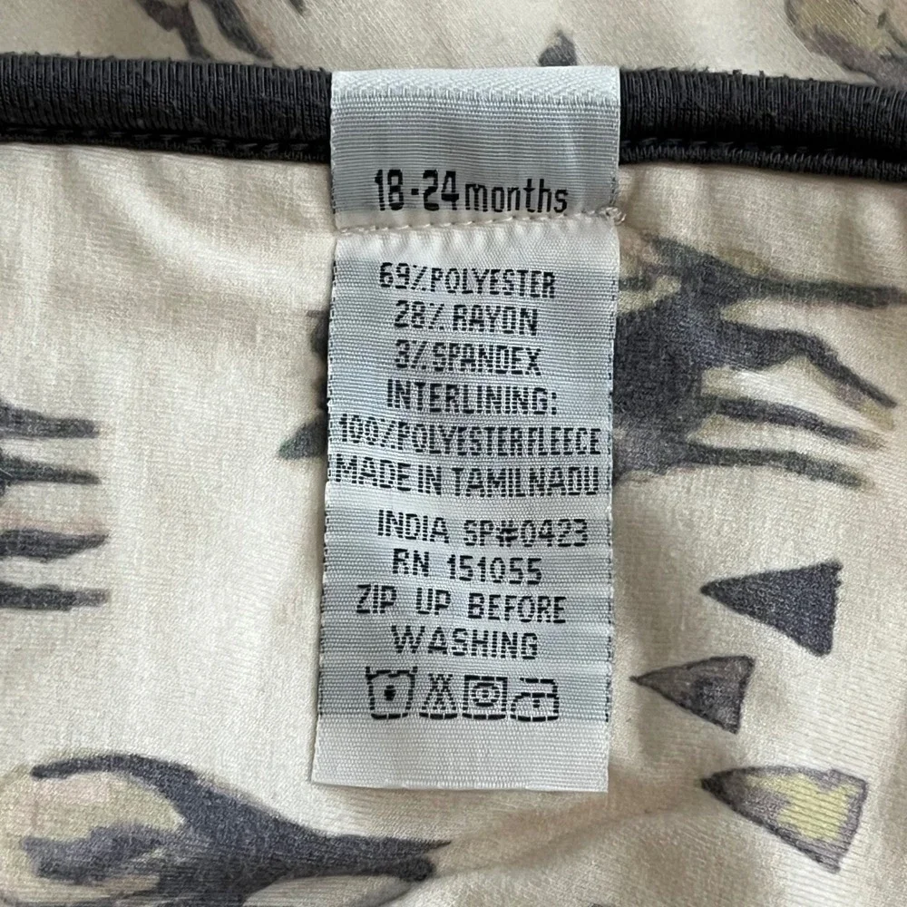 Copper Pearl Baby Sleep Bag Elk Mountain Print Neutral Wearable Blanket Large